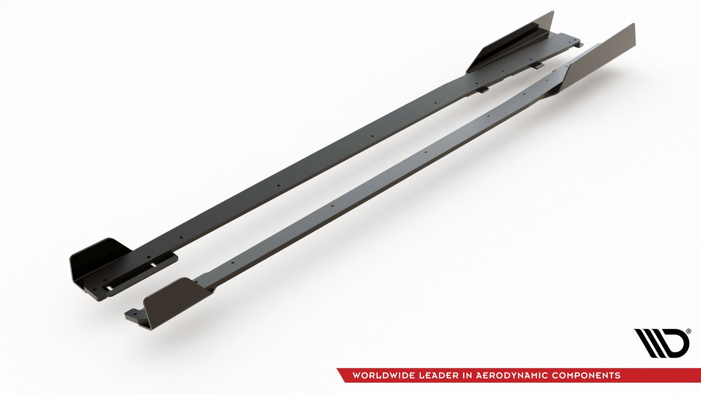 Street Pro Side Skirts Diffusers + Flaps Audi RS3 8V Sportback