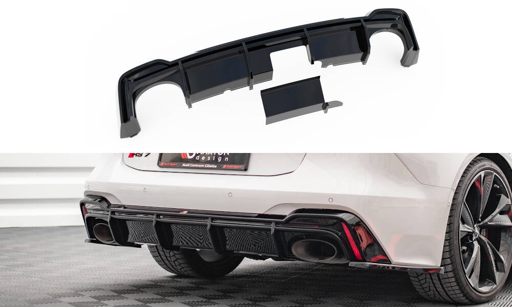 Rear Valance Audi RS7 C8 (Version with towbar)