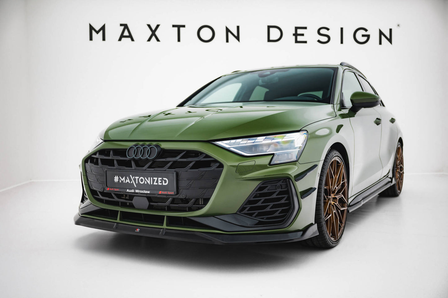 Front Splitter V.3 Audi S3 Sportback / A3 S-line Sportback 8Y Facelift