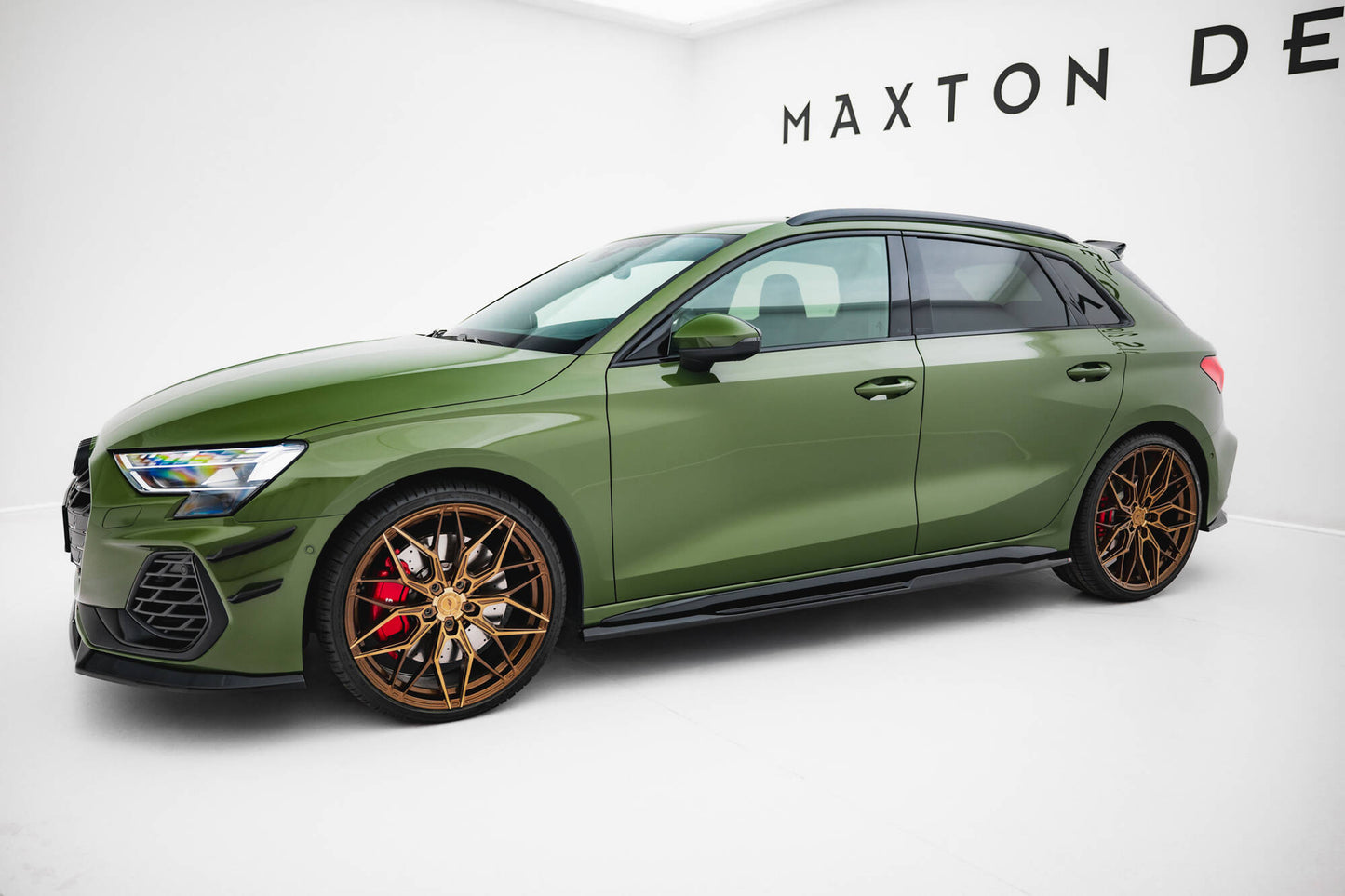 Side Skirts Diffusers V.2 Audi S3 Sportback / A3 S-line Sportback 8Y Facelift