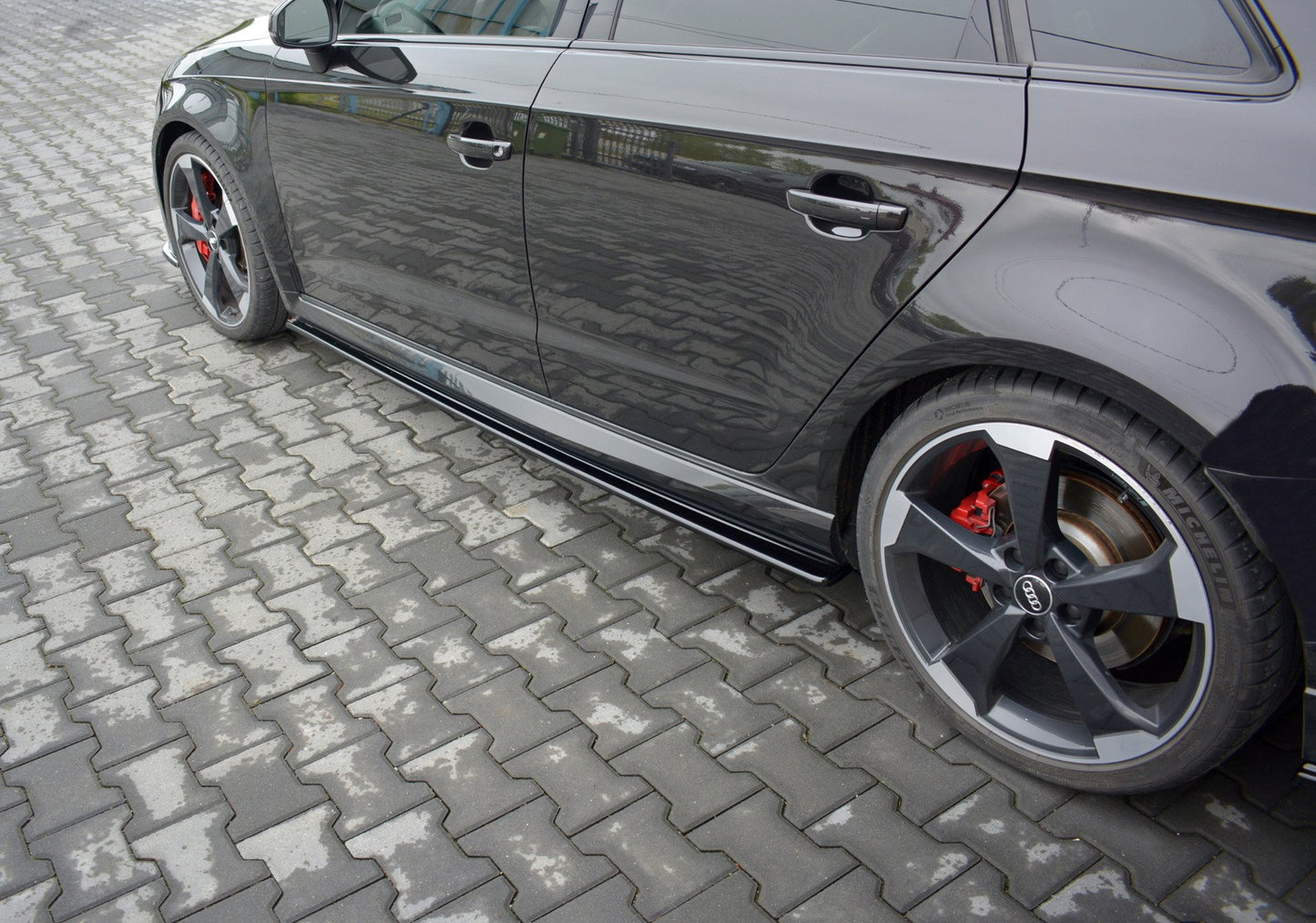Side Skirts Diffusers Audi RS3 8V FL Sportback