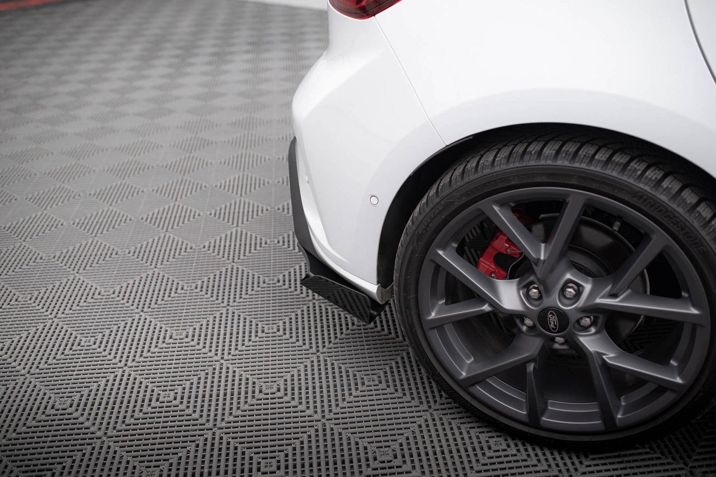 Street Pro Rear Side Splitters + Flaps Ford Focus ST Mk4