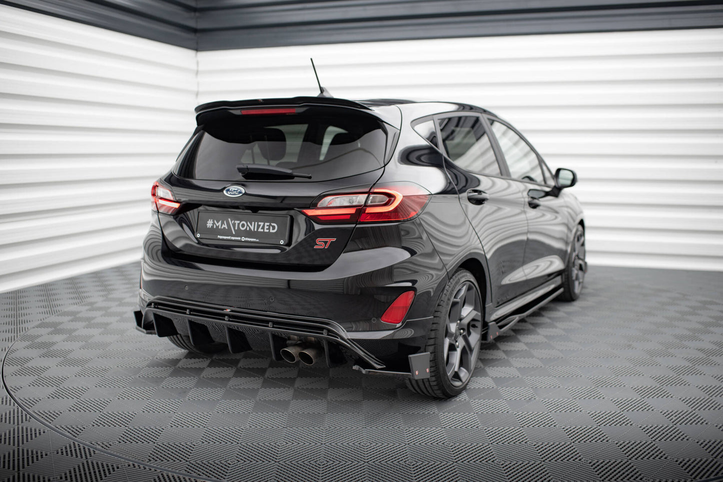 Rear Side Splitters V.4 + Flaps Ford Fiesta ST Mk8