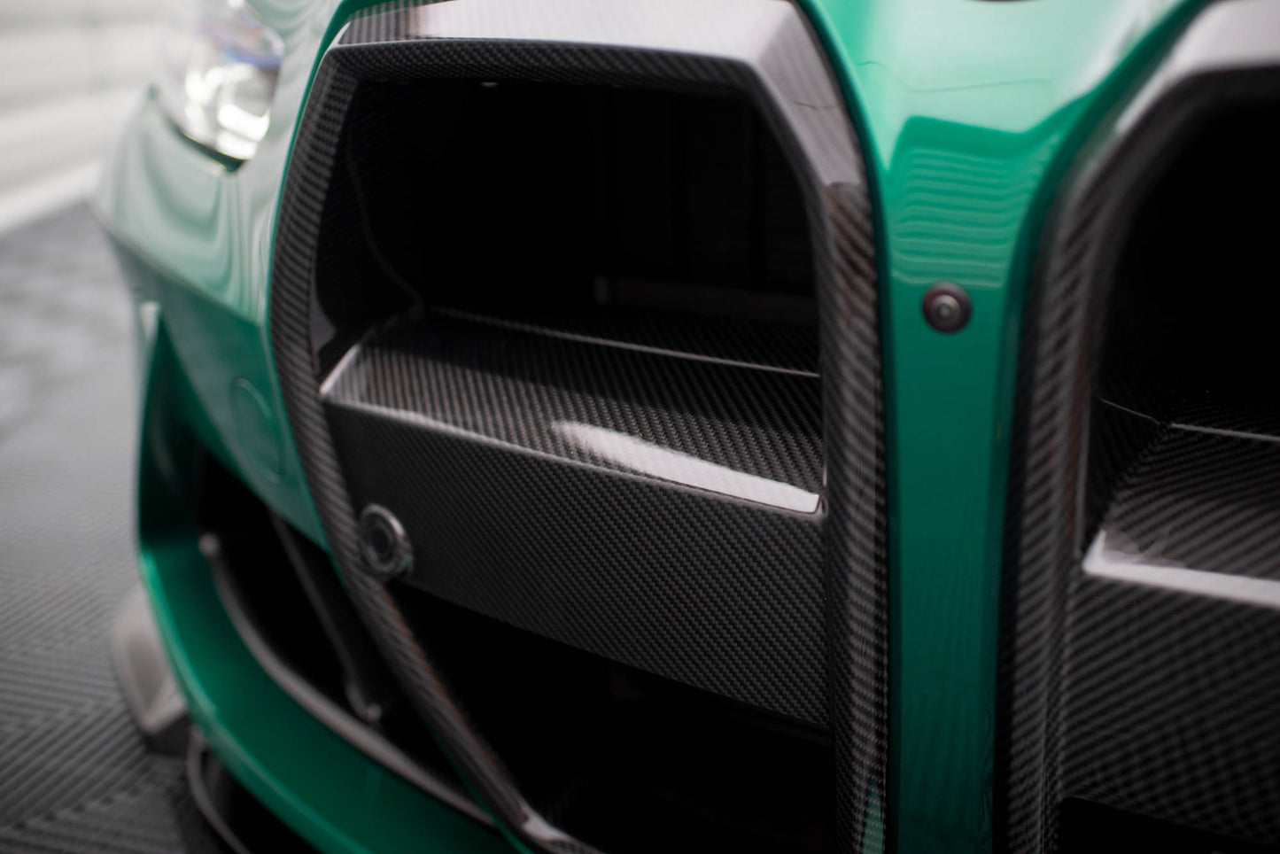 Carbon Fiber Front Grill Prepreg BMW M4 G82 / M3 G80 - version with radar