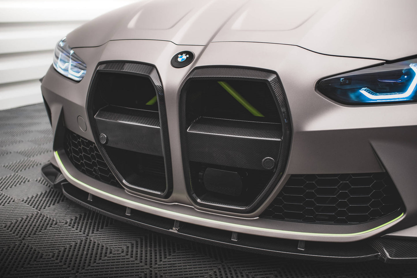 Carbon Fiber Front Grill Prepreg BMW M4 G82 / M3 G80 - version with radar