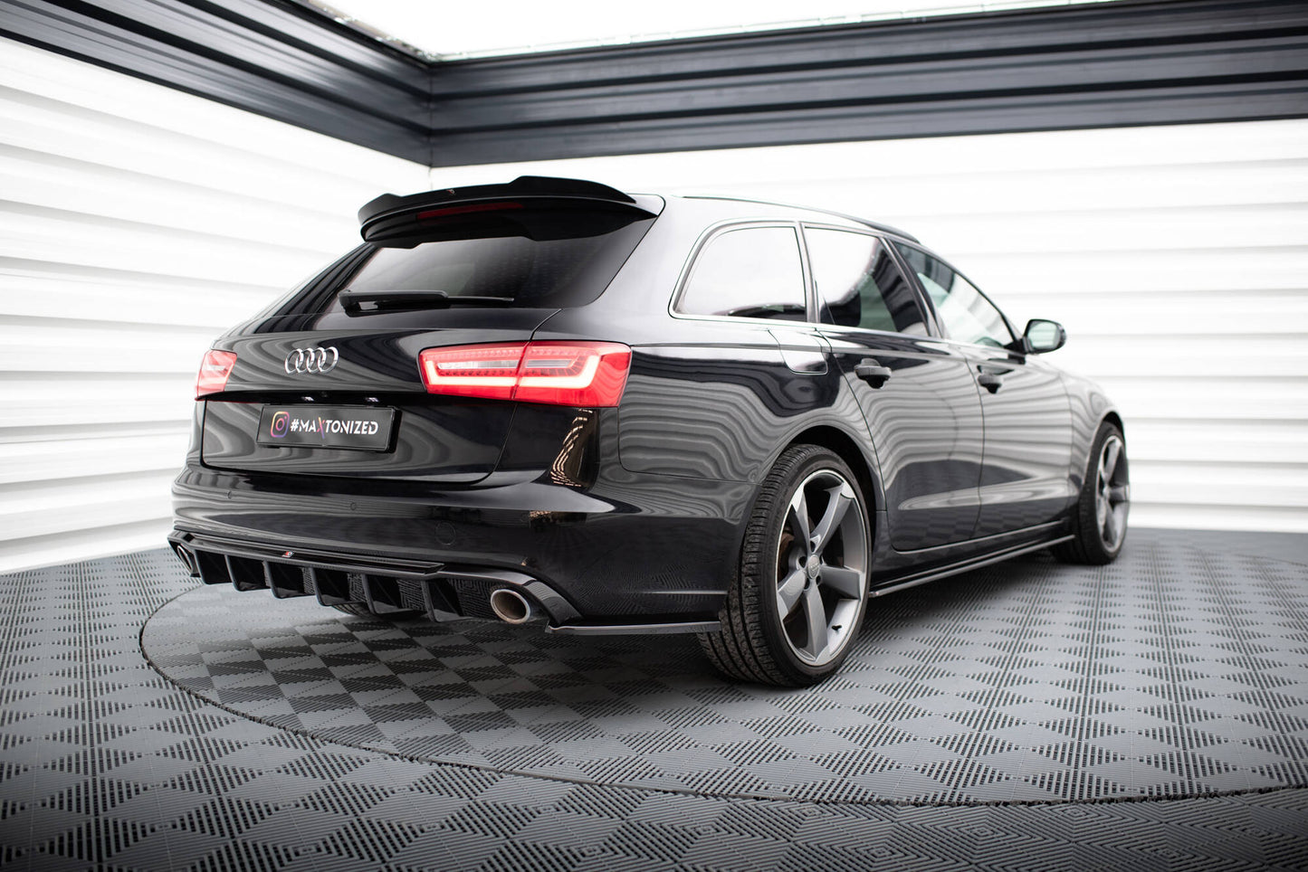 Rear Side Splitters V.3 Audi A6 Avant C7