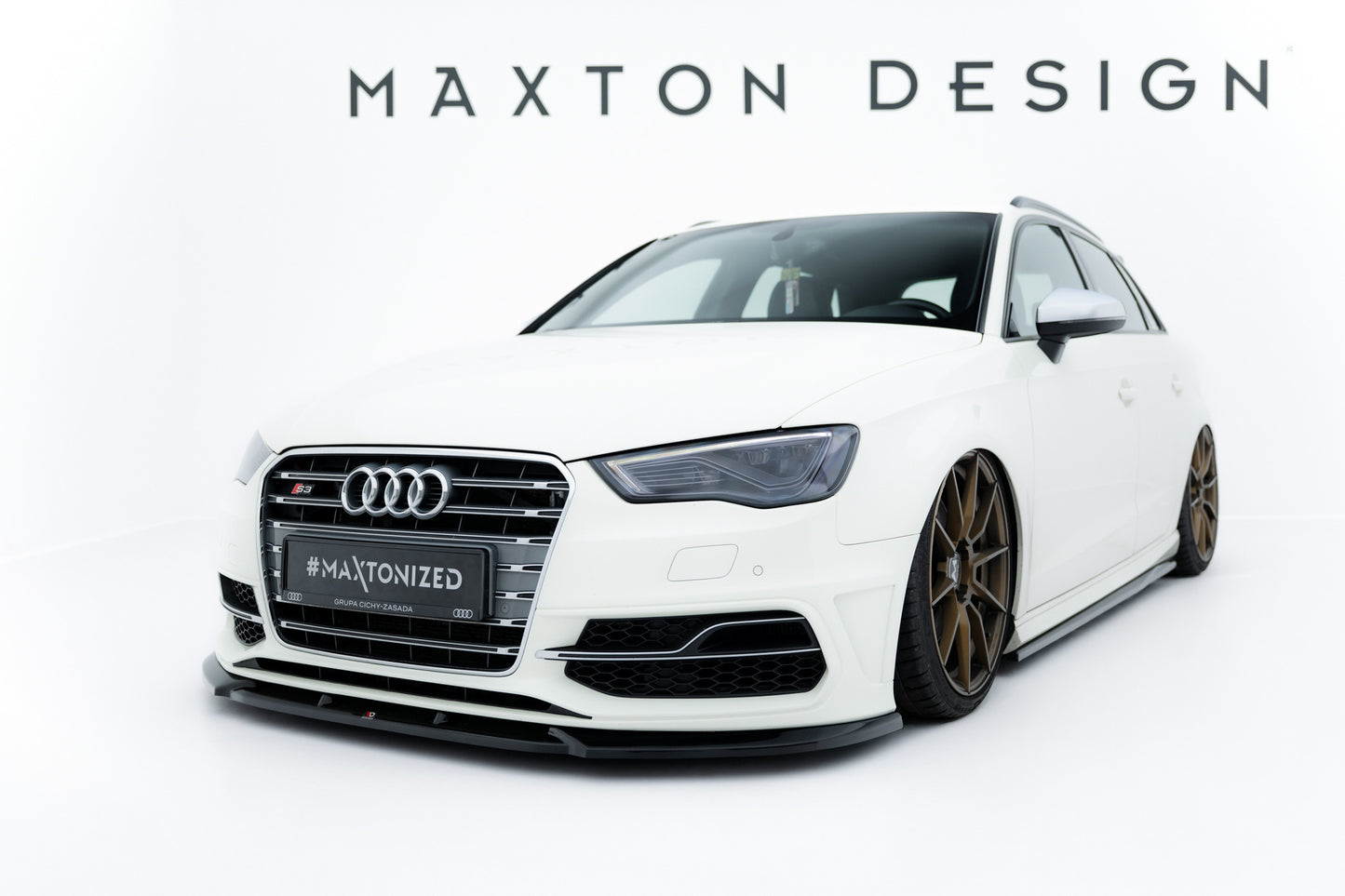 Front Splitter V.2 Audi S3 / A3 S-Line Sportback / Hatchback 8V