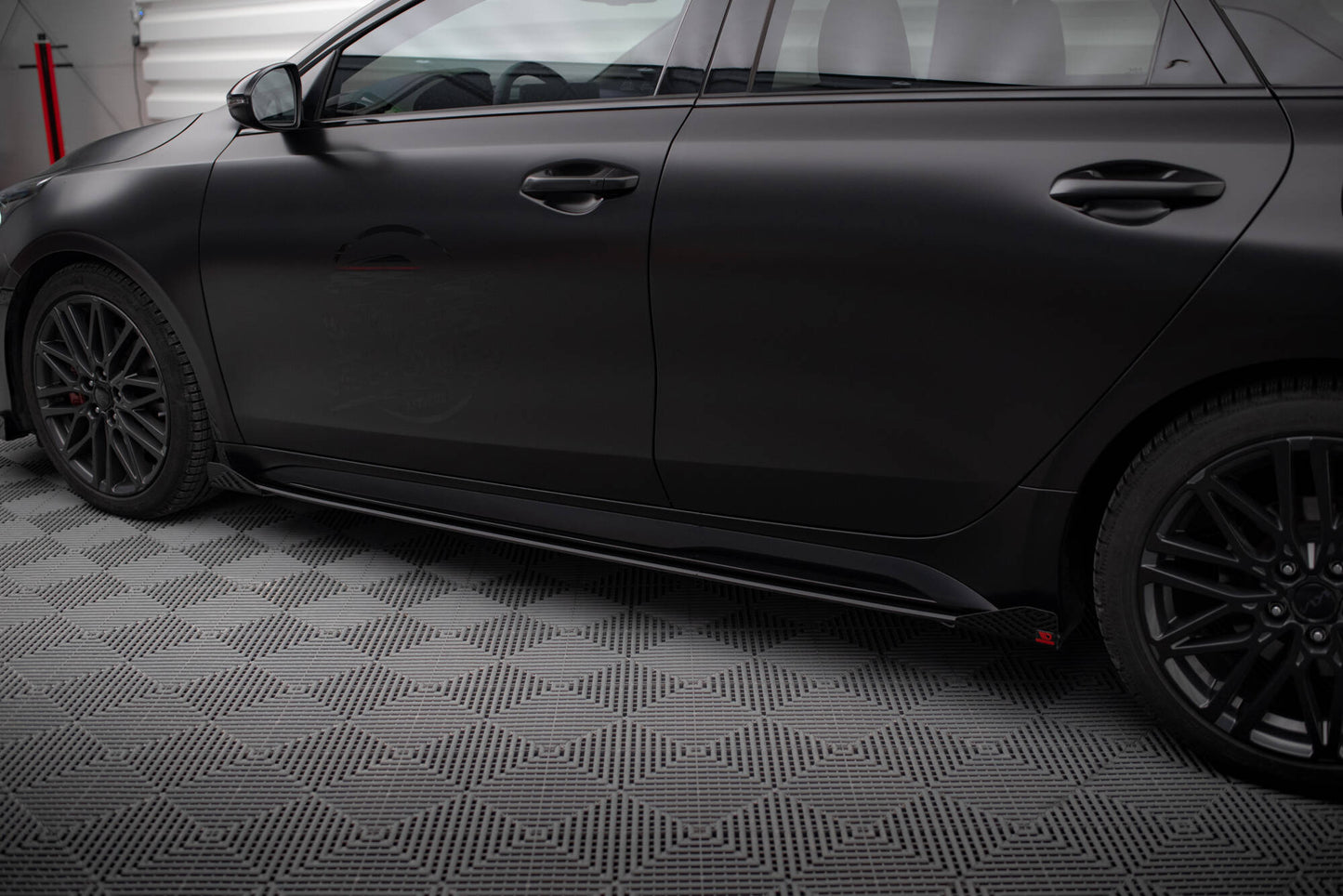 Street Pro Side Skirts Diffusers + Flaps Kia Proceed GT / GT-Line Mk1 Facelift / Ceed GT Mk3 Facelift