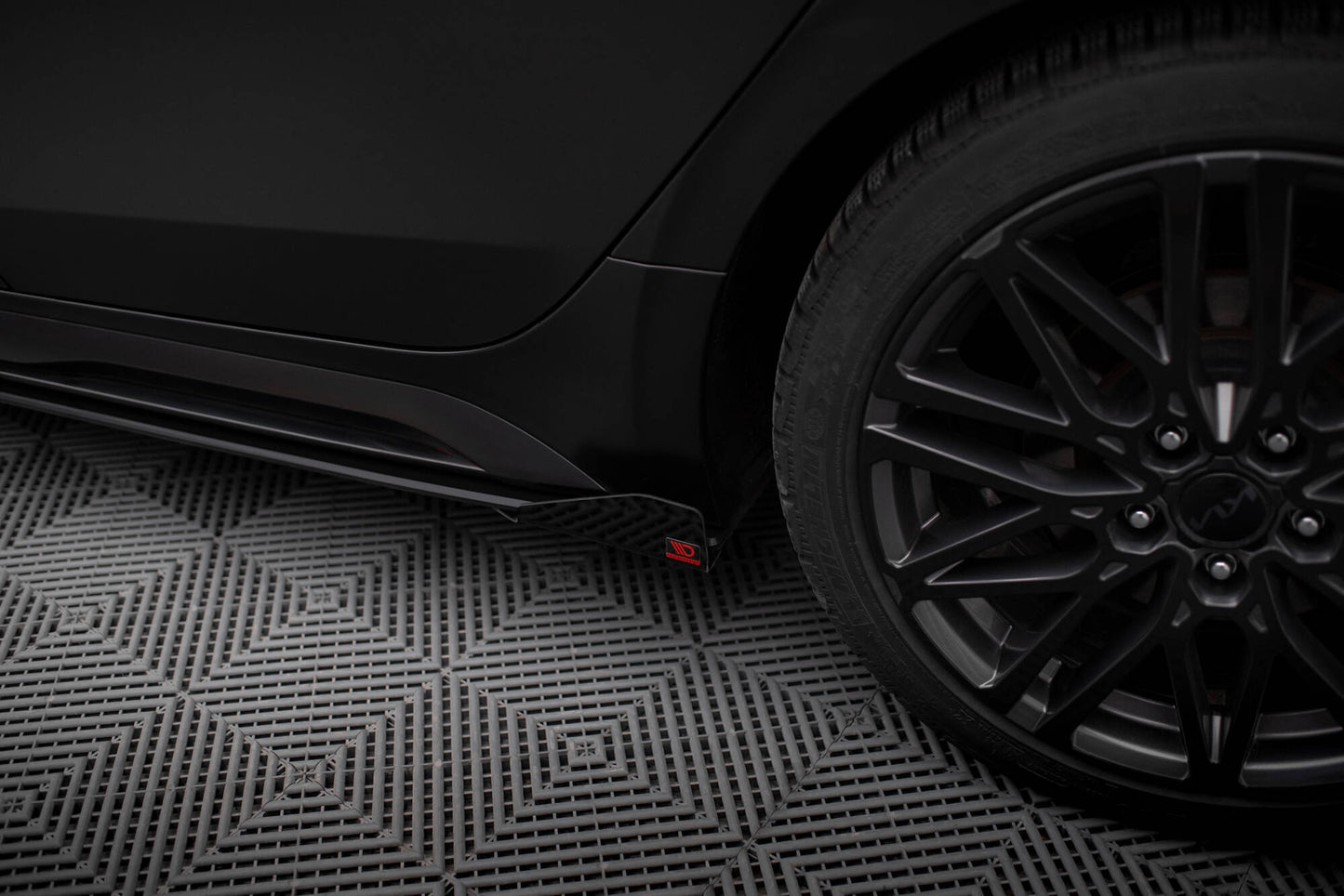 Street Pro Side Skirts Diffusers + Flaps Kia Proceed GT / GT-Line Mk1 Facelift / Ceed GT Mk3 Facelift