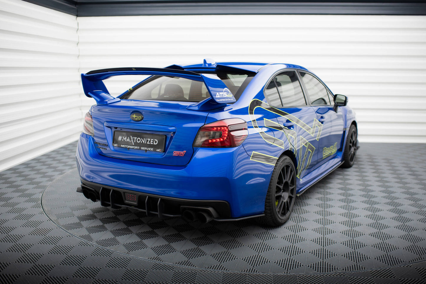 Street Pro Rear Side Splitters Subaru WRX STI Mk1