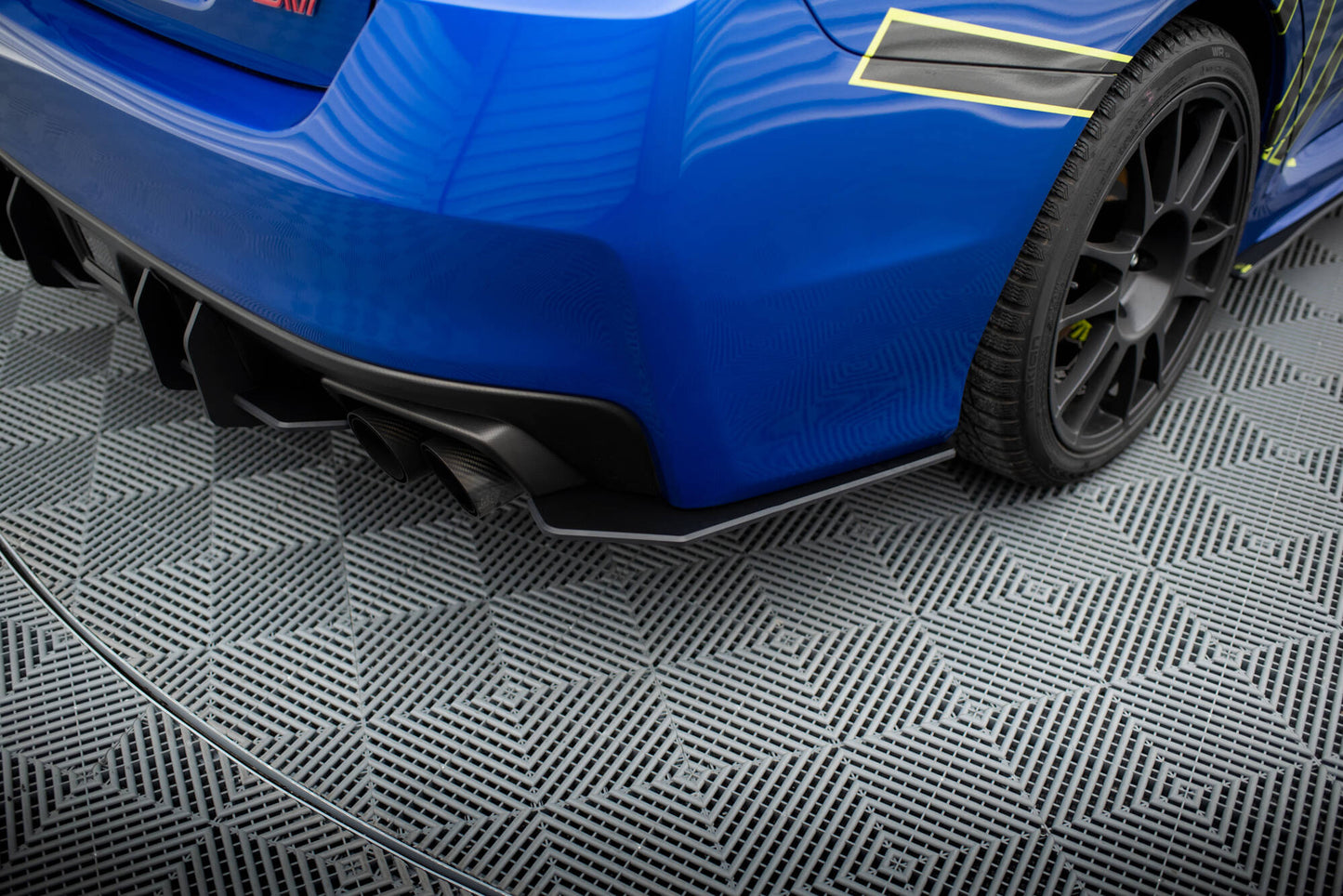 Street Pro Rear Side Splitters Subaru WRX STI Mk1