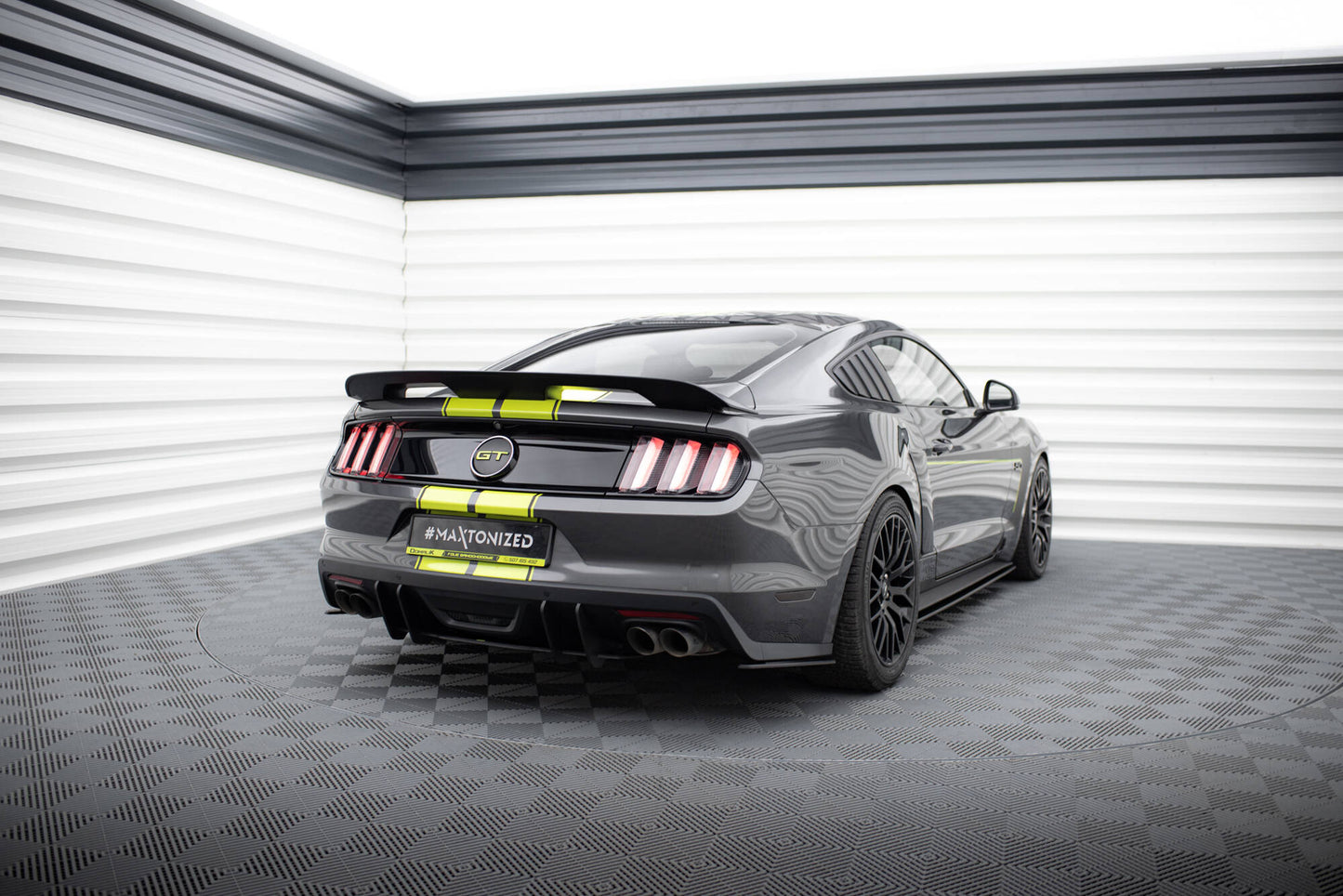 Street Pro Rear Side Splitters Ford Mustang GT Mk6