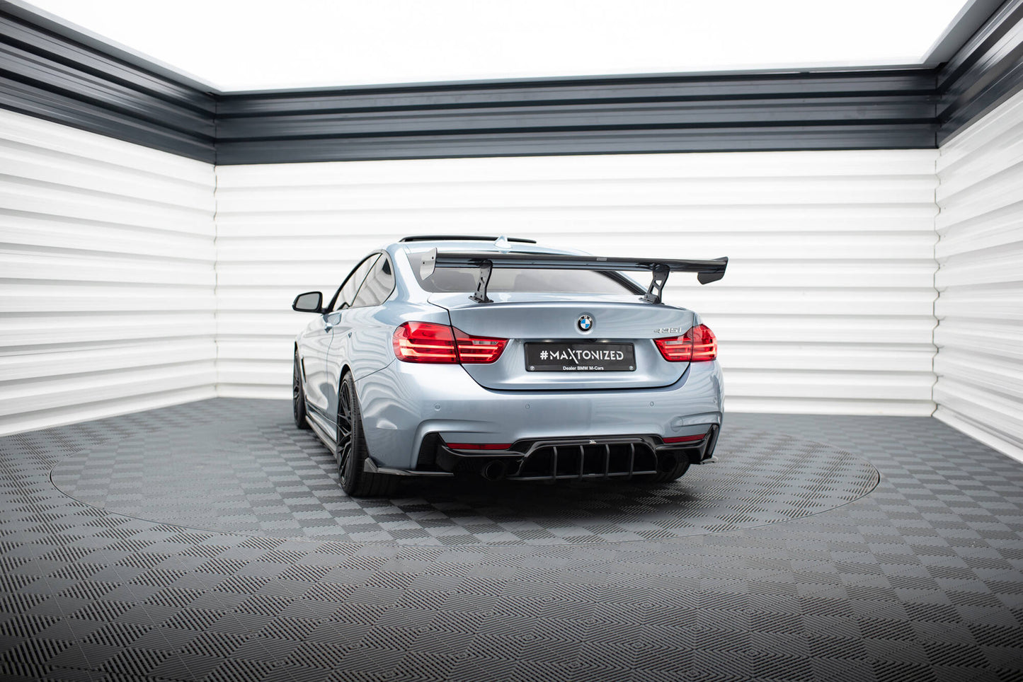 Carbon Spoiler With Internal Brackets Uprights BMW 4 F32 / 4 F32 M-Pack Coupe