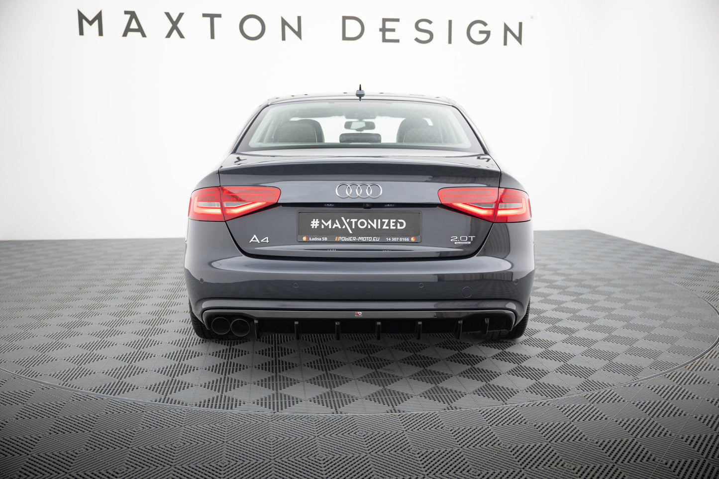 Rear Valance Audi A4 B8 Facelift (Single side dual exhaust version)