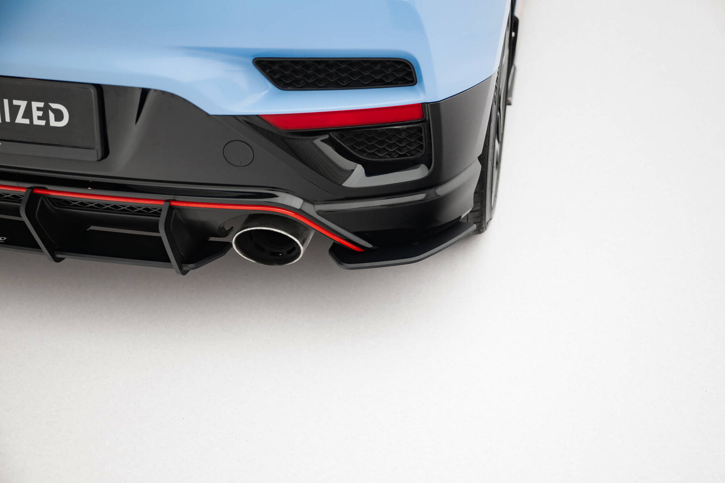 Street Pro Rear Side Splitters Hyundai Veloster N Mk2