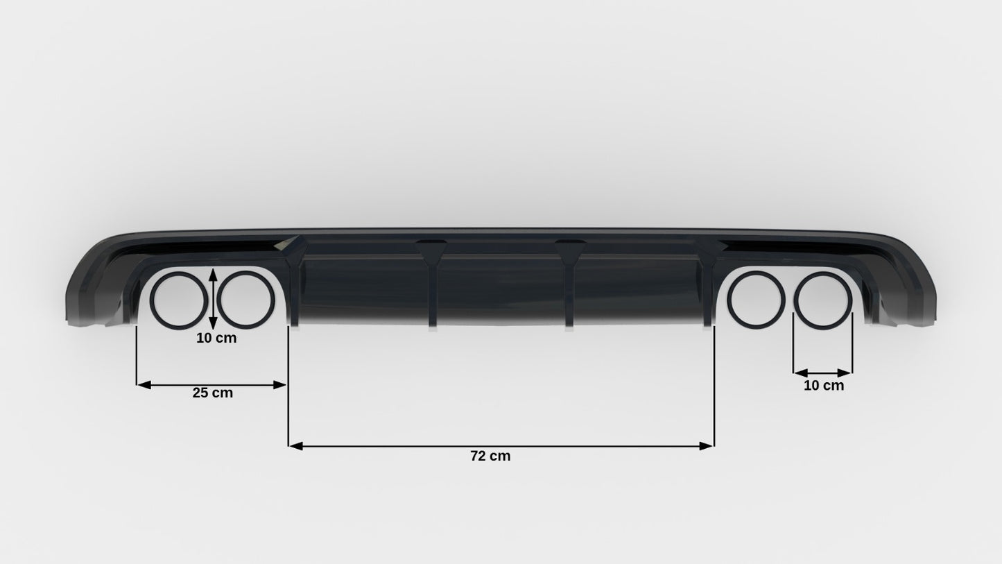 Rear Valance Audi S3 Sportback 8V