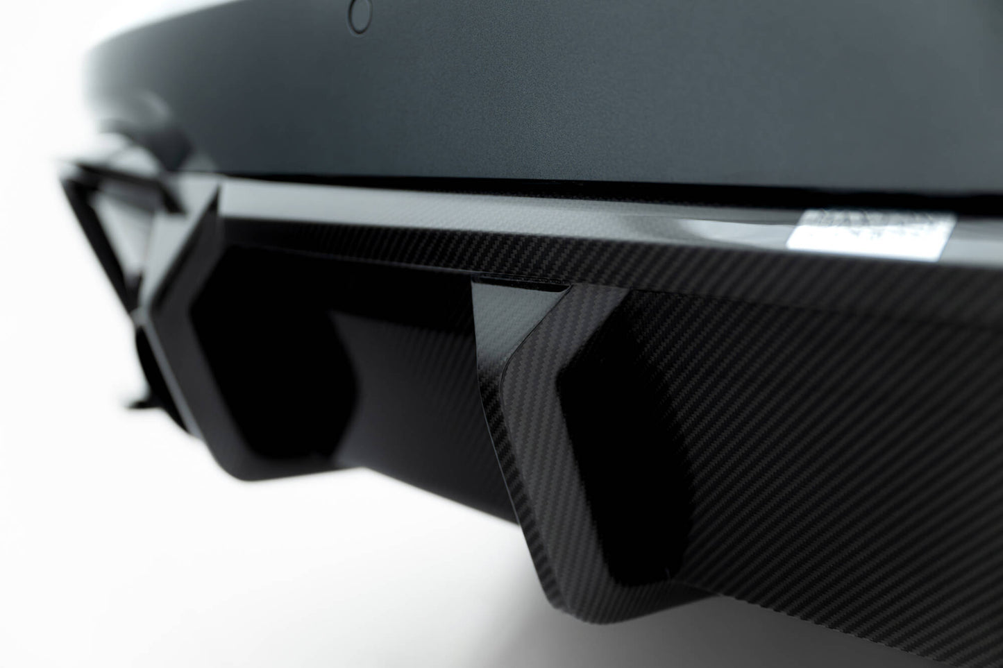 Prepreg Carbon Fiber Rear Diffuser Audi RS6 C8 (version without towbar)