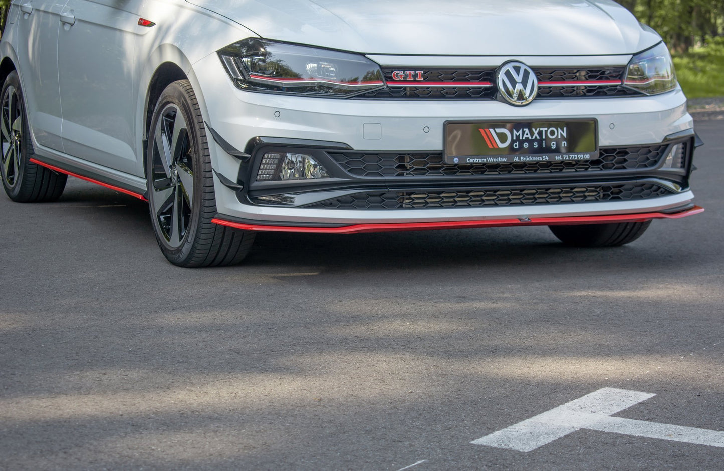 FRONT SPLITTER V.2 Volkswagen Polo GTI / R-line Mk6