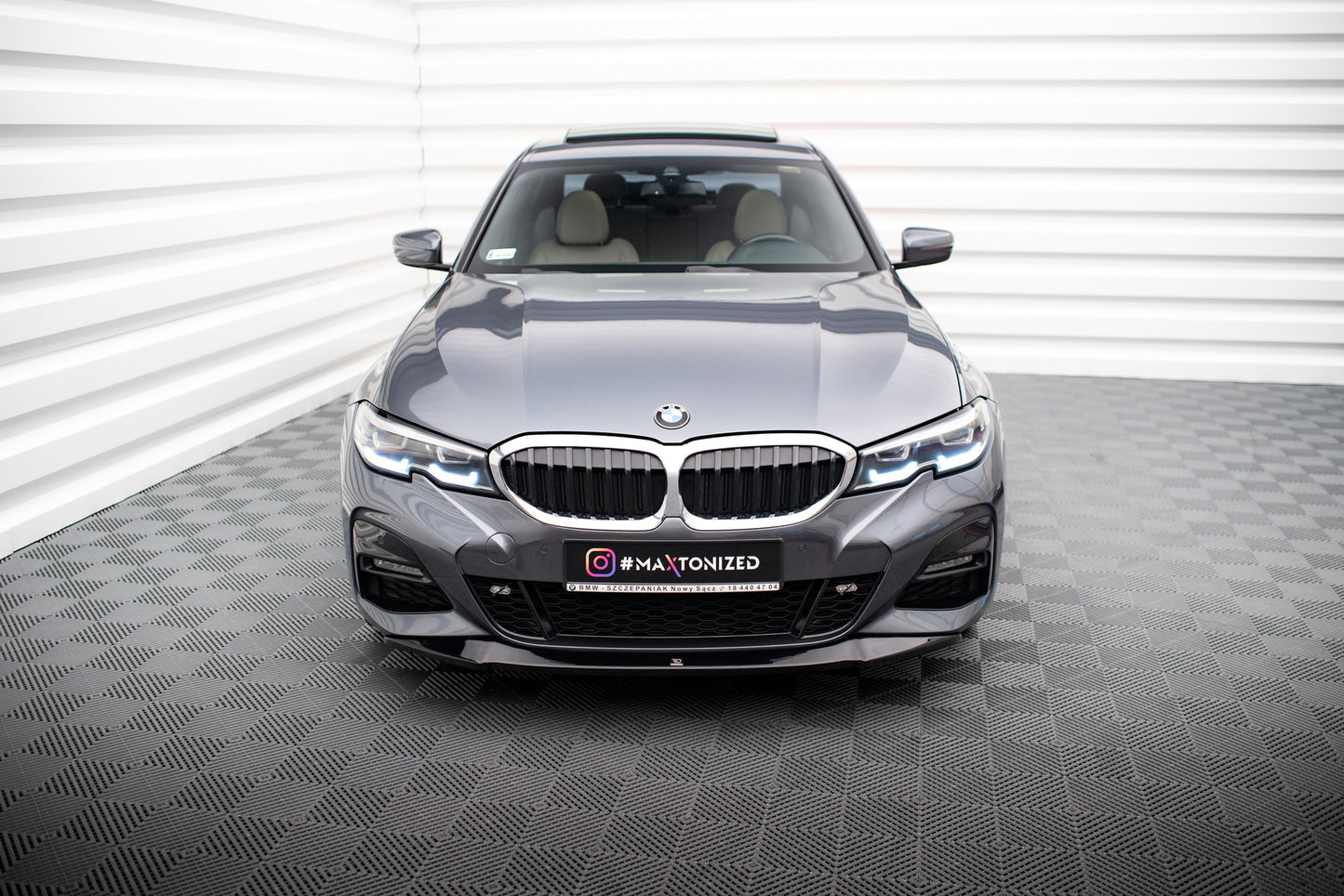 FRONT SPLITTER V.1 for BMW 3 G20 M-pack