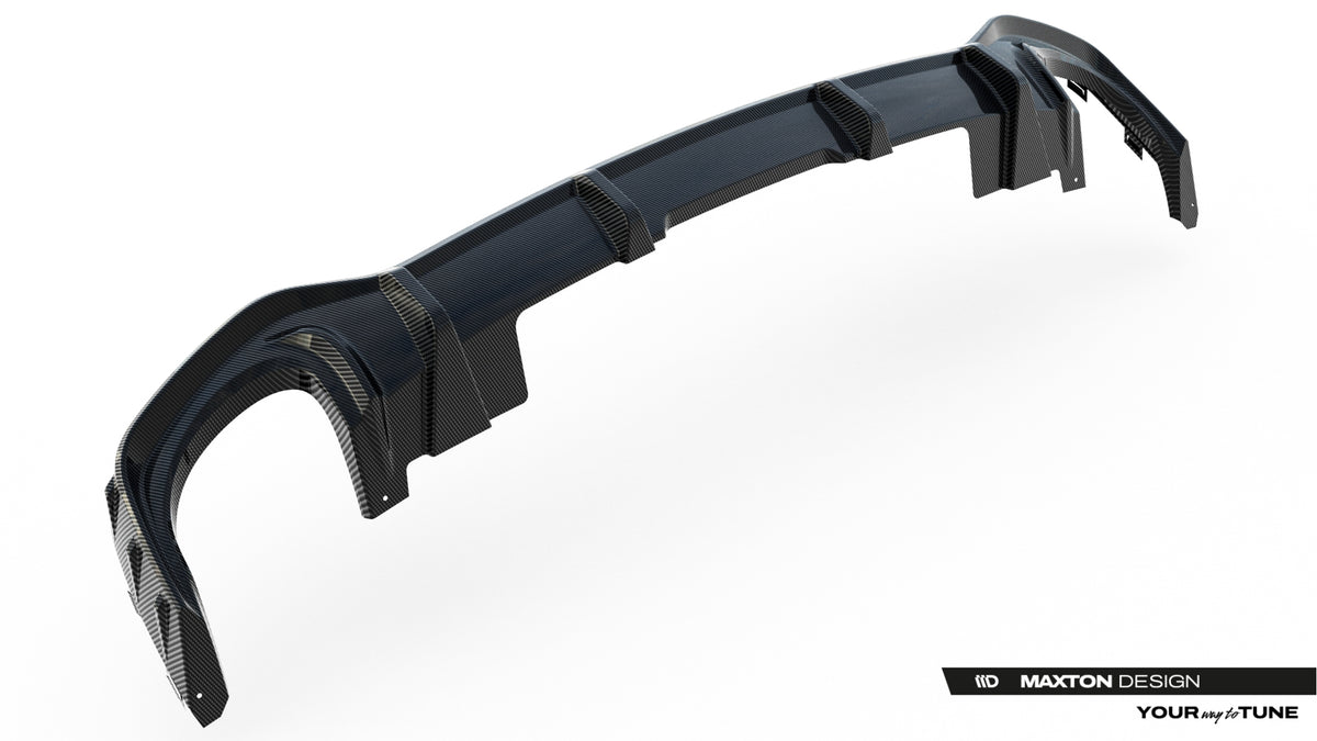 Prepreg Carbon Fiber Rear Diffuser Audi RSQ8 Mk1
