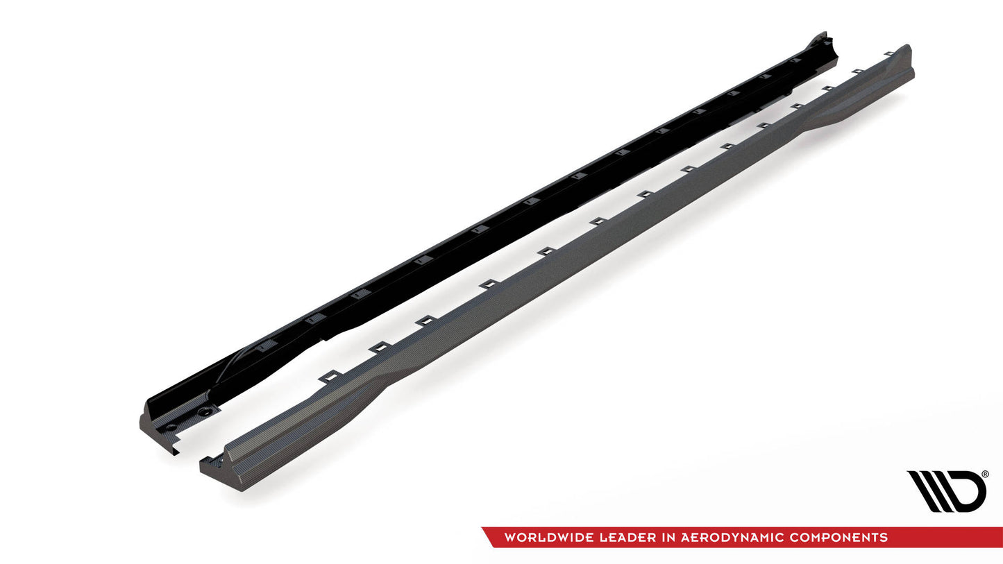 Prepreg Carbon Fiber Side Skirts BMW 1 M-Pack/ M135i / 128ti F40