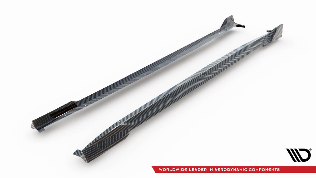 Prepreg Carbon Fiber Side Skirts BMW X5 M-Pack G05 Facelift