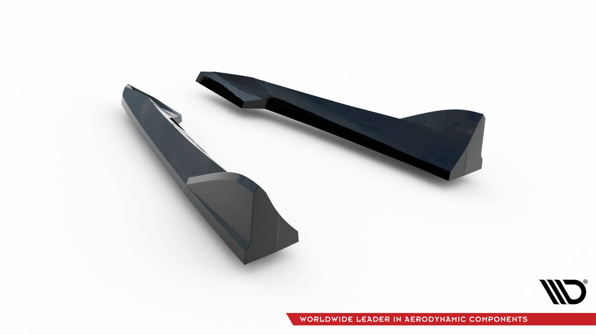 Rear Side Splitters V.2 Audi S4 / A4 S-Line Sedan B8