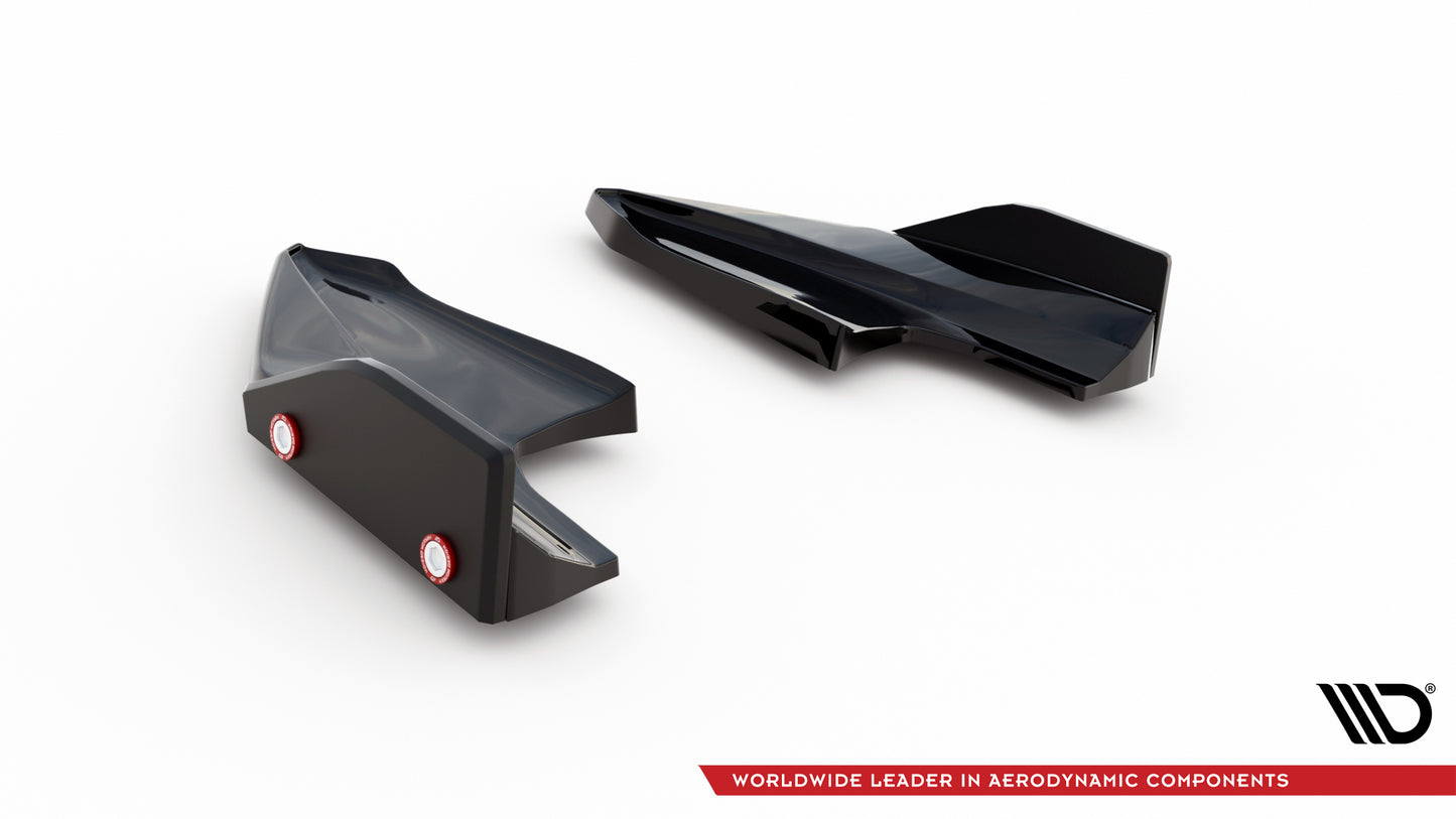 Rear Side Splitters V.5 + Flaps Volkswagen Golf R Hatchback Mk8 Facelift