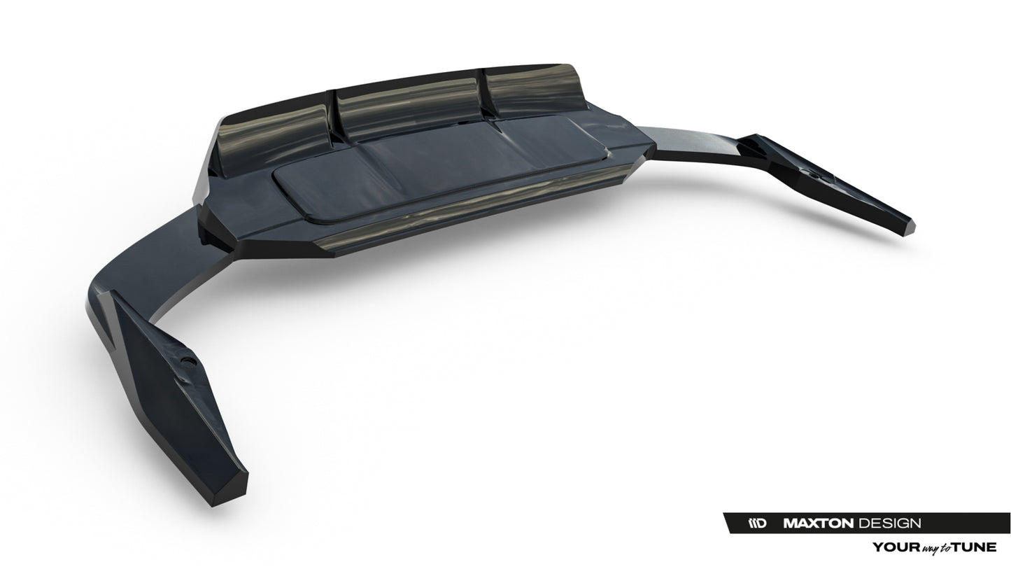 Rear Splitter (with vertical bars) Audi SQ7 Mk2 Facelift 2