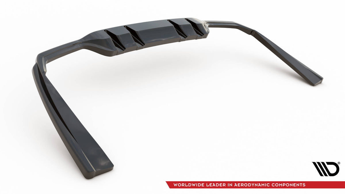 Rear Splitter (with vertical bars) Mercedes-AMG C 43 Sedan W205 Facelift