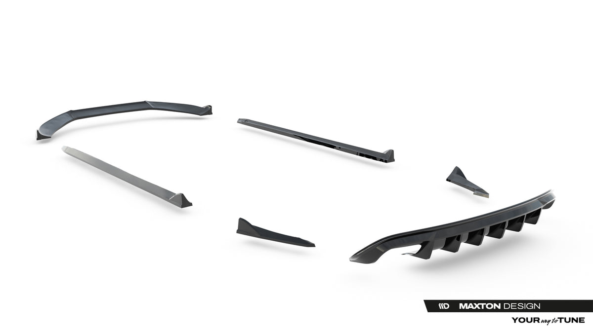 Set of Splitters Audi S4 Sedan B8