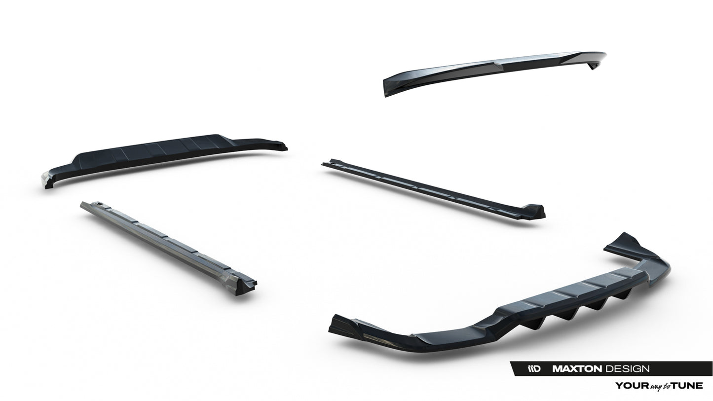 Set of Splitters Porsche Cayenne SUV Mk3 Facelift