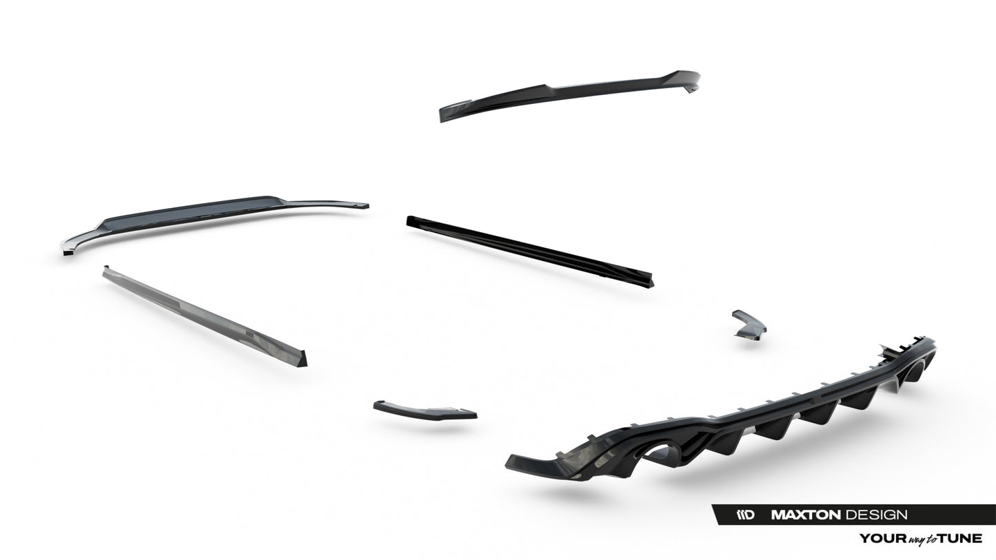 Set of Splitters V.3 Volkswagen Golf GTI Mk8 Facelift