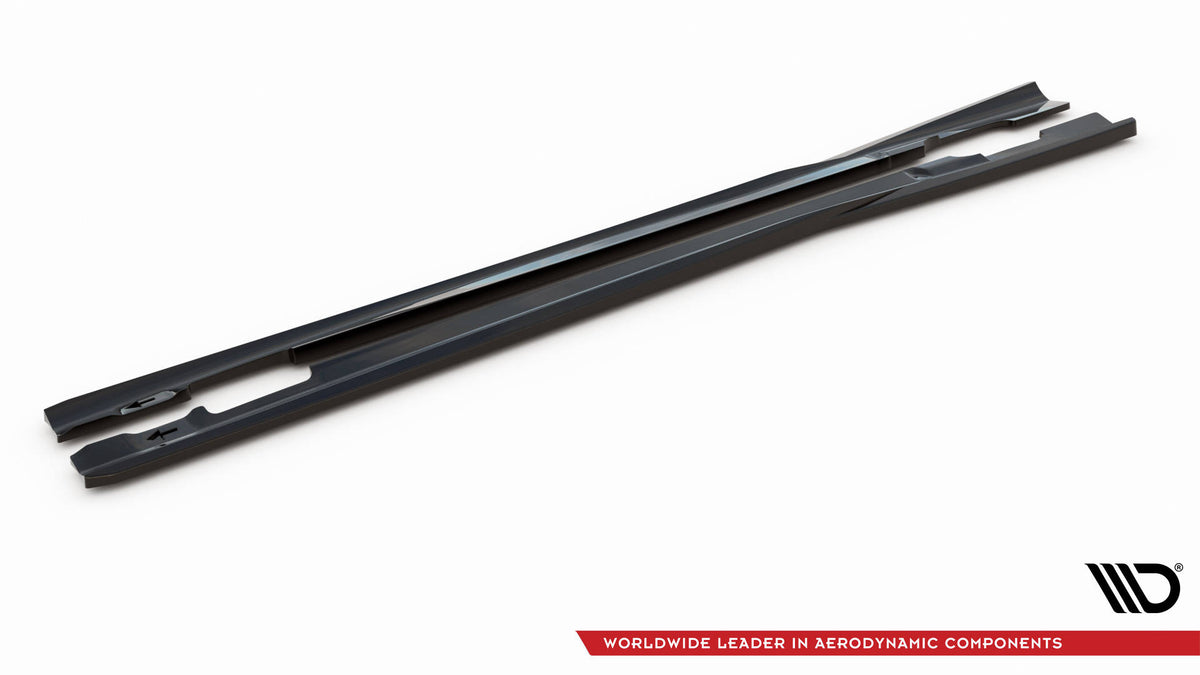 Side Skirts Diffusers Mercedes-Benz C Coupe / Sedan / Estate AMG-Line C204 / W204 Facelift / S204 Facelift