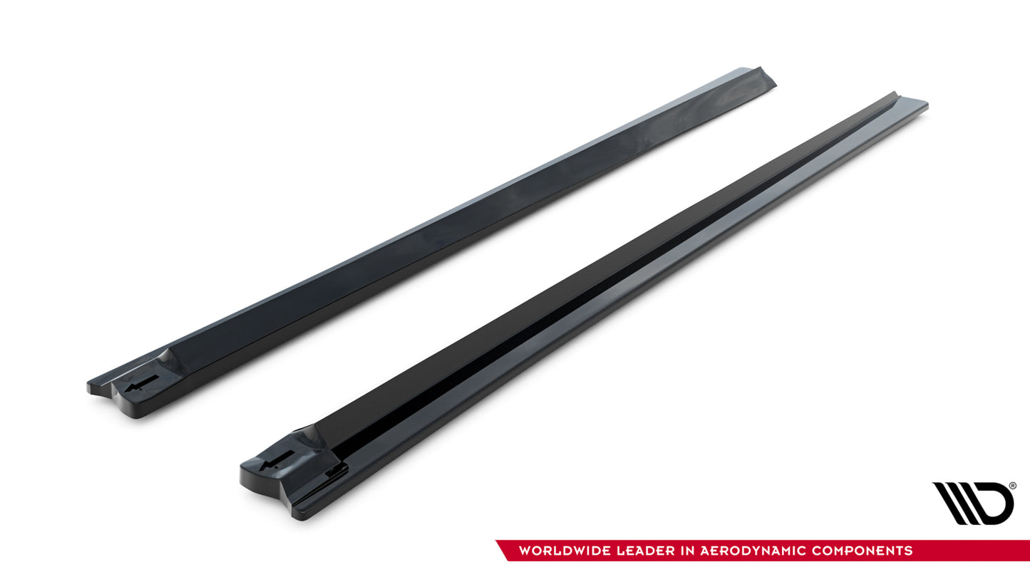 Side skirts Diffusers V.1 Audi Q8 Mk1 Facelift