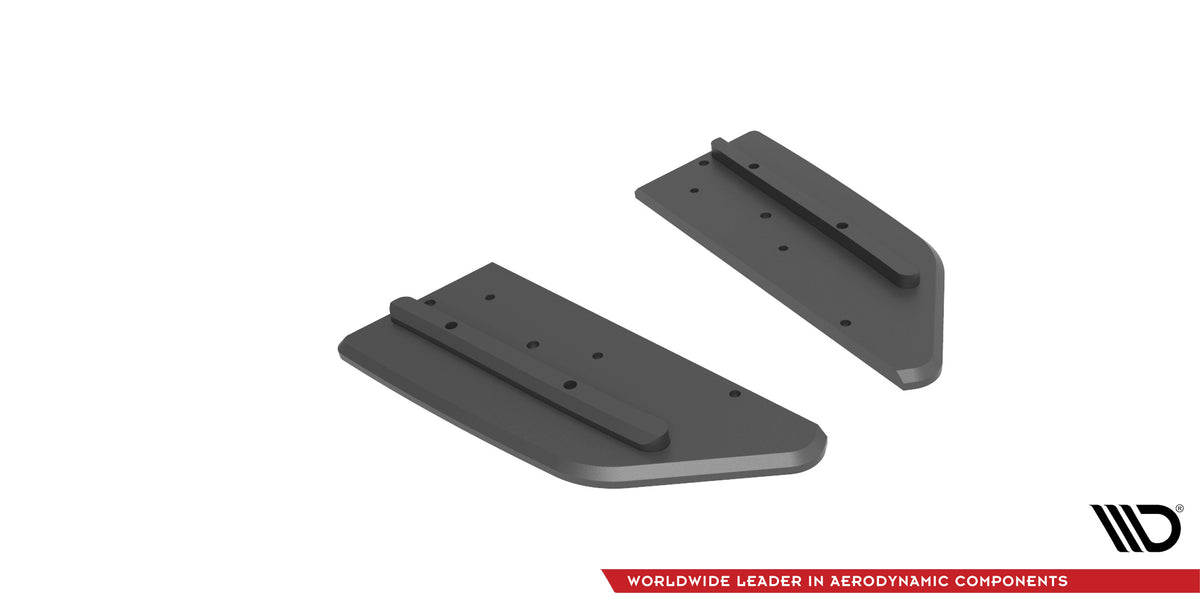 Street Pro Rear Side Splitters Mercedes-AMG C43 Coupe / Cabrio C205 Facelift / A205 Facelift