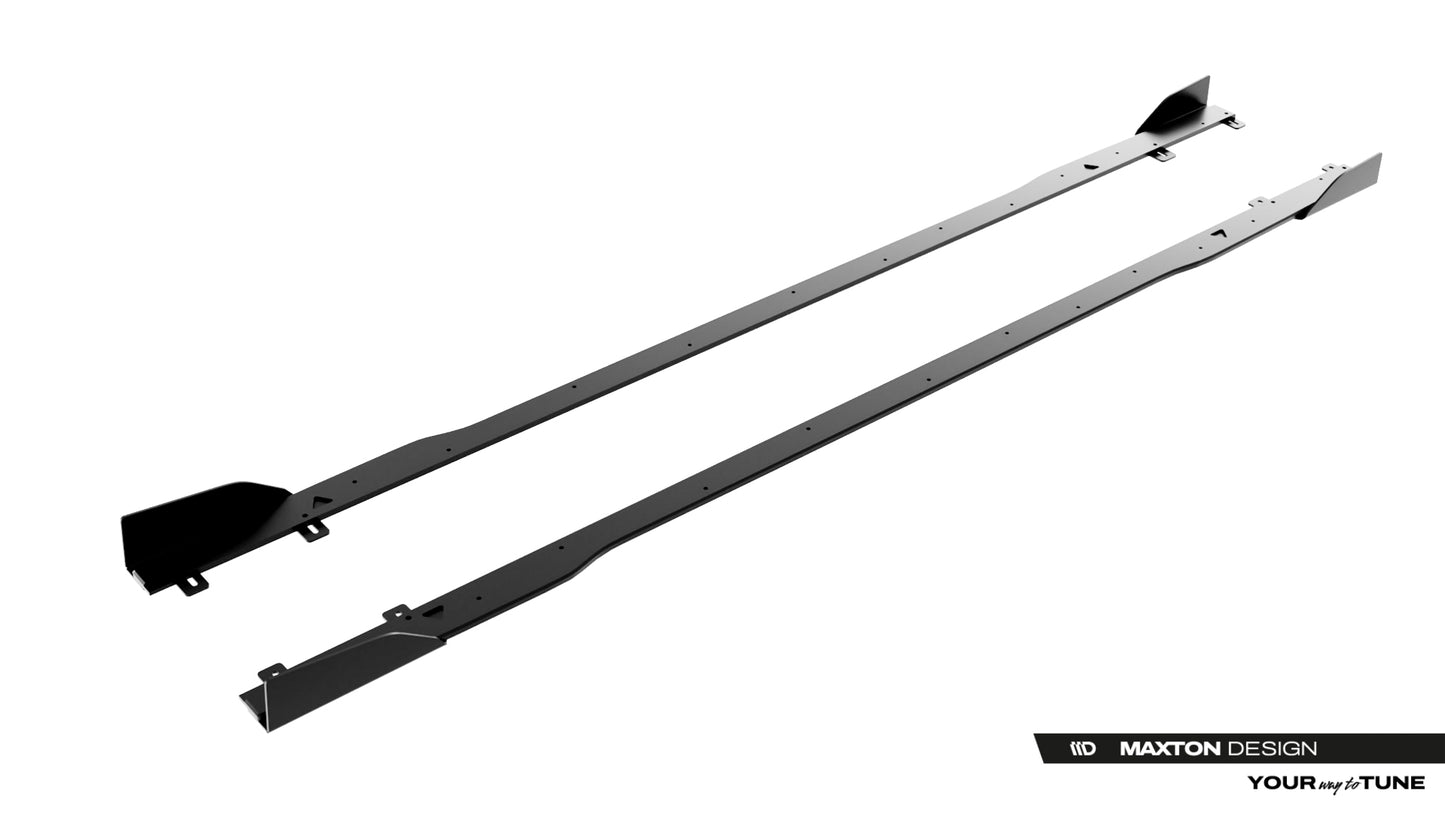 Street Pro Side Skirts Diffusers + Flaps Audi A5 S-Line / S5 Sedan / Avant B10