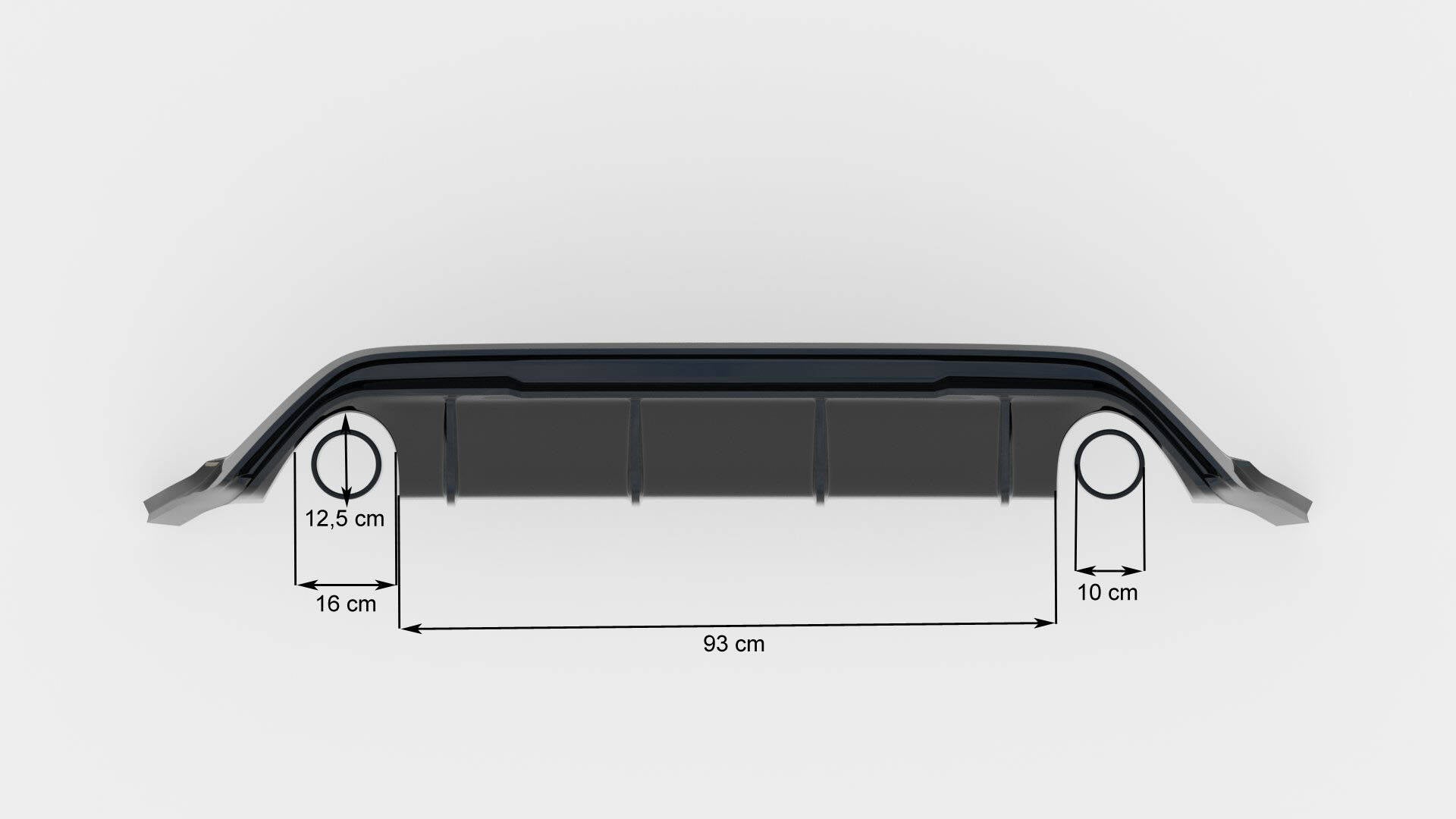 Rear Valance V.3 Ford Focus Hatchback ST Mk4