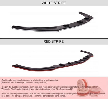 Rear Splitter Audi TT S 8J (with a vertical bar)