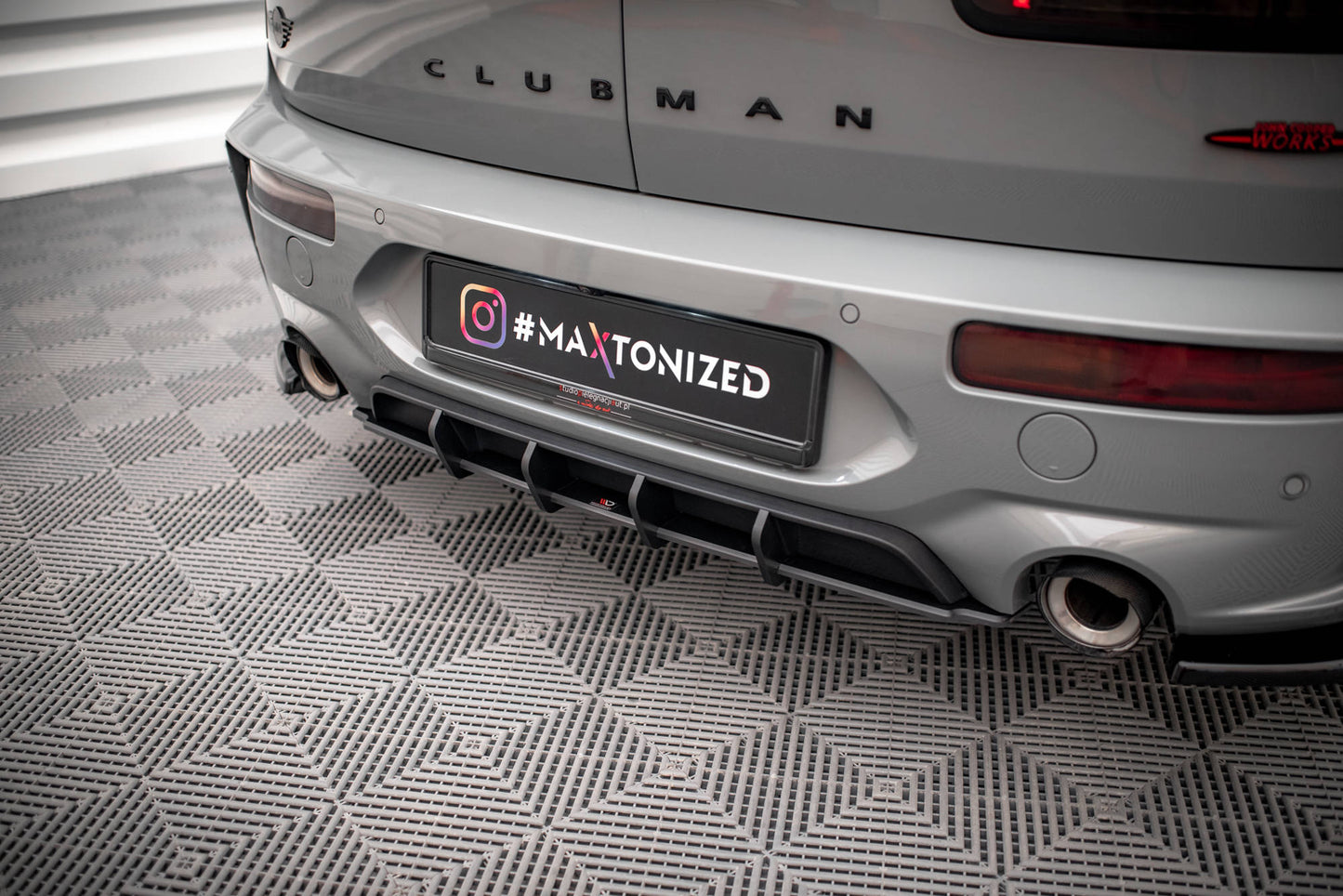 Street Pro Rear Diffuser Mini Cooper Clubman John Cooper Works F54 Facelift