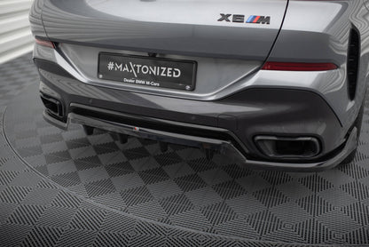 Rear Splitter (with vertical bars) V.2 BMW X6 M-Pack G06 Facelift