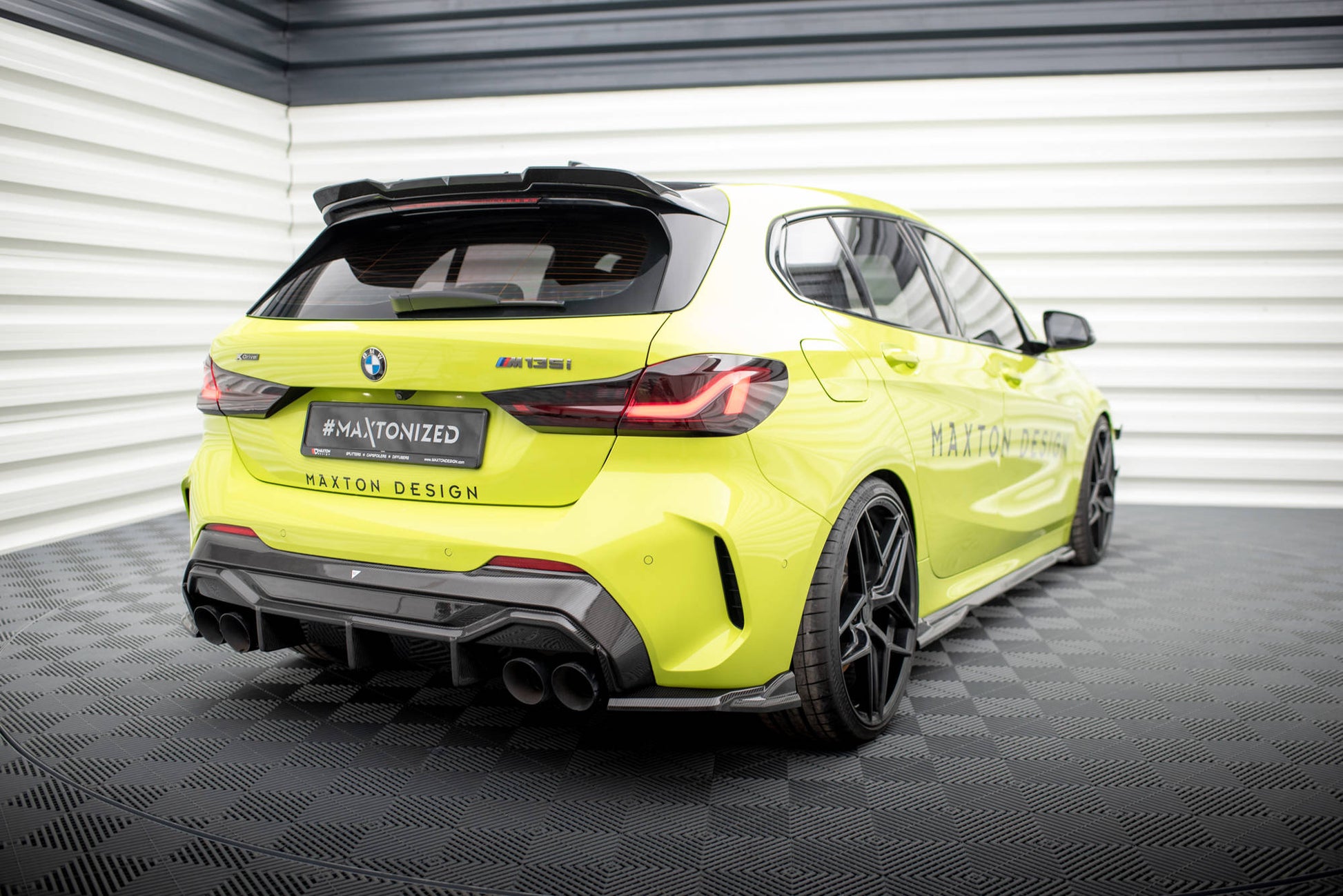 Set of Prepreg Carbon Fiber Splitters BMW 1 F40 M-Pack / M135i
