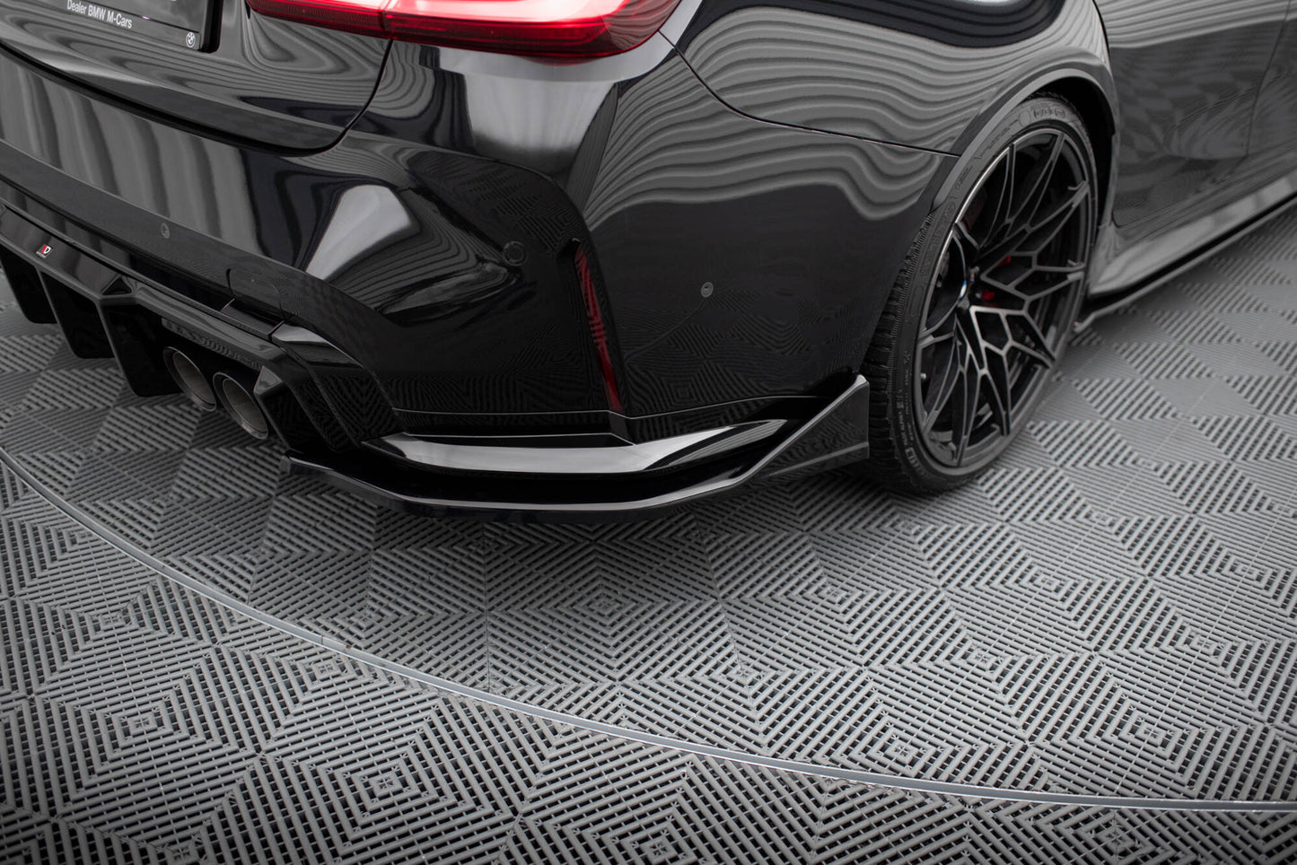Rear Side Splitters V.6 CSL Look (For rear valance v.1)  BMW M3 Sedan / Touring G80 / G81
