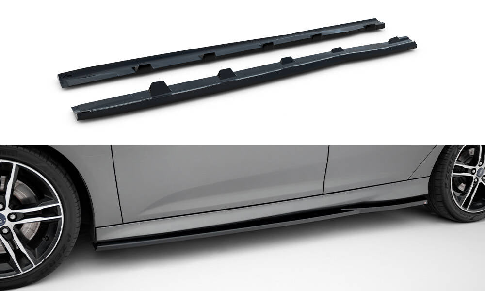 Side Skirts Diffusers V.3 Ford Focus ST Mk3