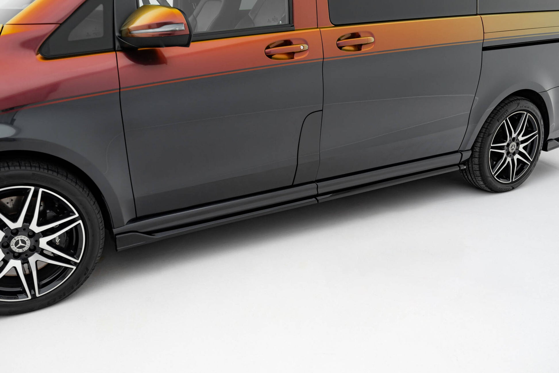 Set of Splitters Mercedes-Benz V-Class Long AMG-Line W447 Facelift