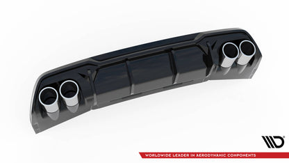 Rear Valance V.3 + Exhaust Ends Imitation Cupra Formentor Mk1 Facelift