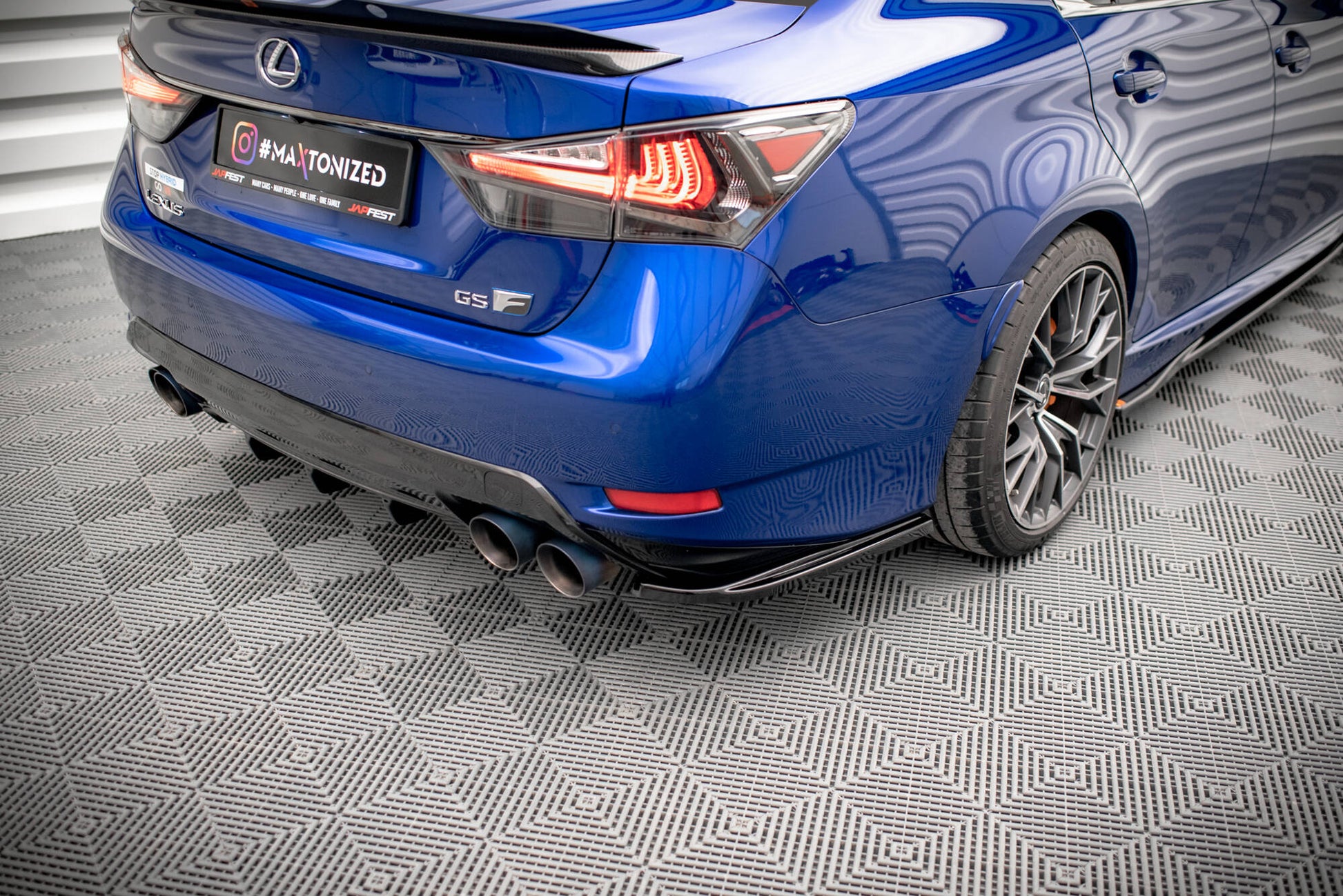 Set of Splitters Lexus GS F Mk4 Facelift
