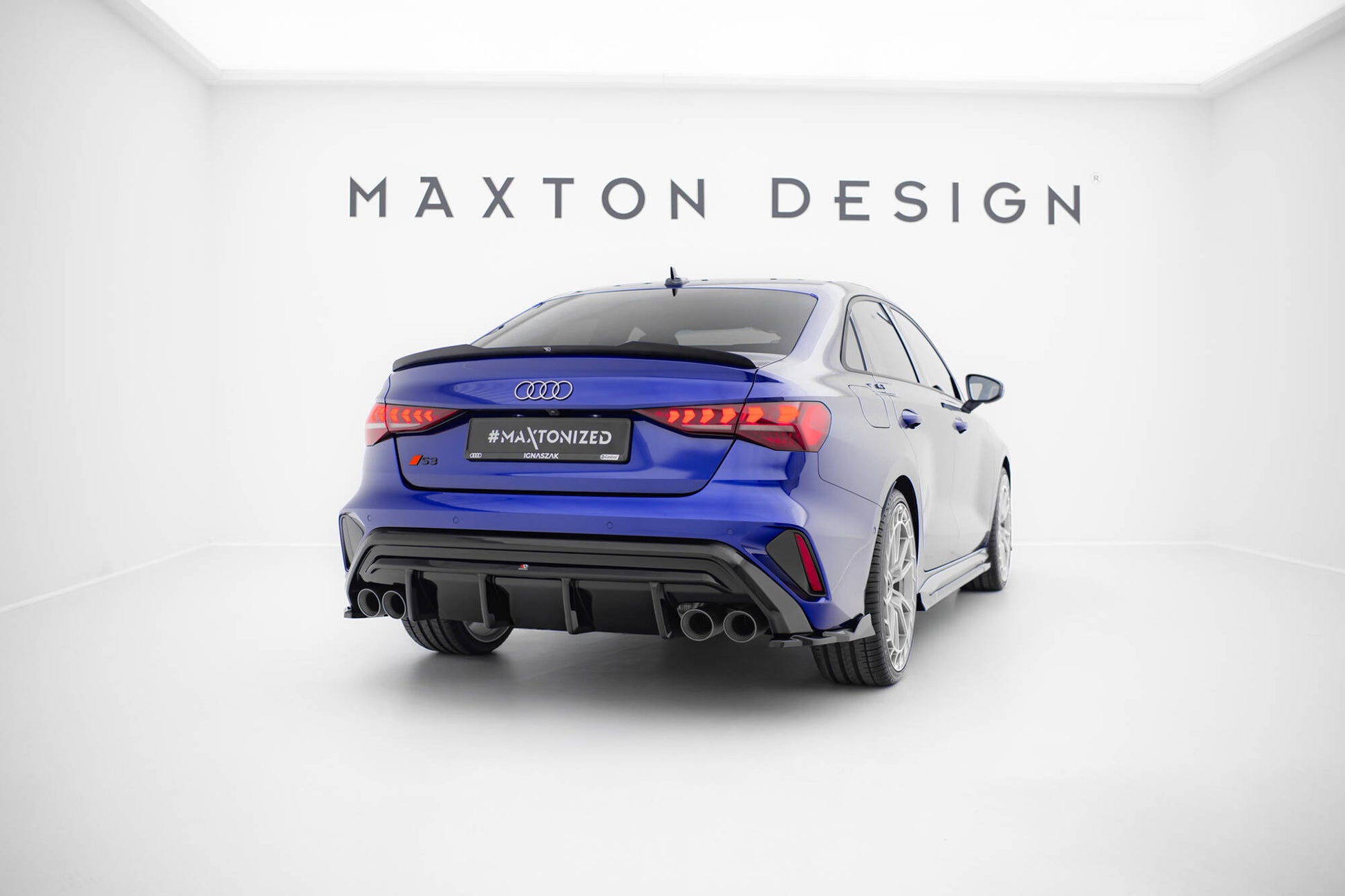 Rear Side Splitters V.4 Audi S3 Sedan 8Y Facelift