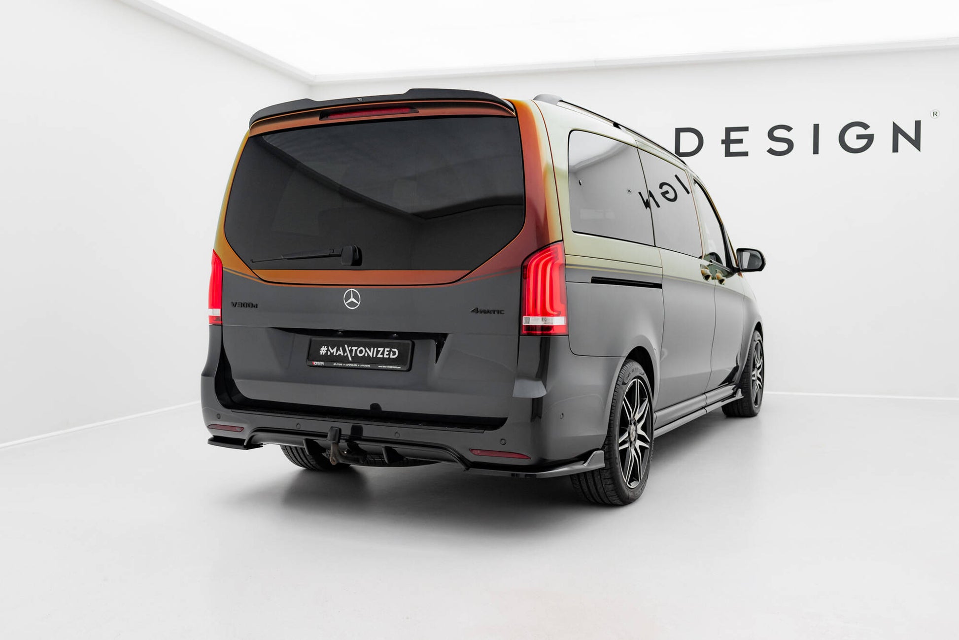 Rear Side Splitters V.3 Mercedes-Benz V-Class AMG-Line W447 Facelift