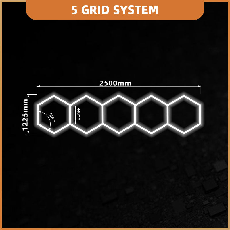 Hexagon 5C LED-valgustussüsteem